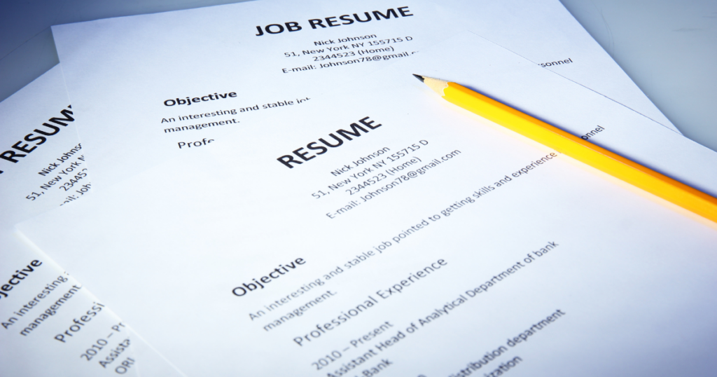 job resumes