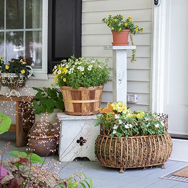 Small Front Porch Ideas With Plants