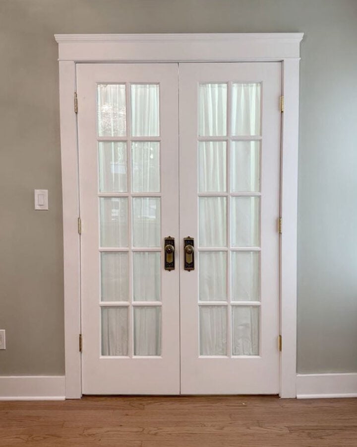French Closet Doors After Makeover