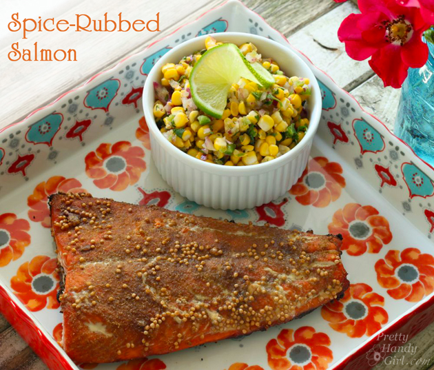 Spice-Rubbed Salmon Recipe | Pretty Handy Girl