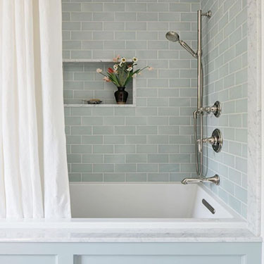 Bathtub Shower Combo Tile Ideas – The Honeycomb Home